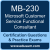MB-230: Microsoft Dynamics 365 Customer Service Functional Consultant