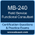 MB-240: Microsoft Dynamics 365 Field Service Functional Consultant
