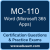 MO-110: Microsoft Word - Microsoft 365 Apps (MOS Word Associate)