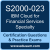 S2000-023: IBM Cloud for Financial Services v2 Specialty
