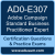 AD0-E307: Adobe Campaign Standard Business Practitioner Expert AD0-E307: Adobe Campaign Standard Business Practitioner Expert
