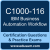 C1000-116: IBM Business Automation Workflow V20.0.0.2 using Workflow Center Development C1000-116: IBM Business Automation Workflow V20.0.0.2 using Workflow Center Deve