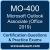 MO-400: Microsoft Outlook Associate (Office 2019) MO-400: Microsoft Outlook Associate (Office 2019)