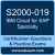S2000-019: IBM Cloud for SAP v1 Specialty S2000-019: IBM Cloud for SAP v1 Specialty