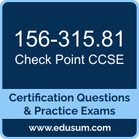 156-315.81: Check Point Security Expert (CCSE R81)