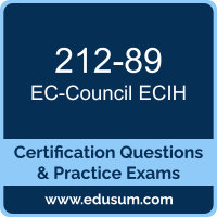 212-89: EC-Council Certified Incident Handler (ECIH v3)