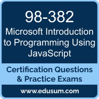 98-382: Microsoft Introduction to Programming Using JavaScript
