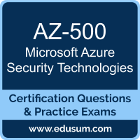 AZ-500: Microsoft Azure Security Technologies (MCA Engineer)