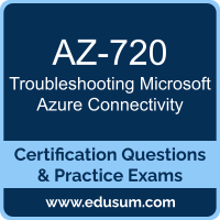 AZ-720: Troubleshooting Microsoft Azure Connectivity