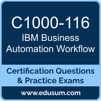 C1000-116: IBM Business Automation Workflow V20.0.0.2 using Workflow Center Deve
