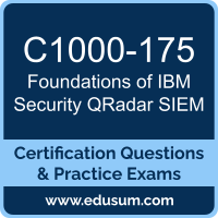 C1000-175: Foundations of IBM Security QRadar SIEM V7.5