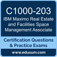 C1000-203: IBM Maximo Real Estate and Facilities v9.1 Space Management - Associate C1000-203: IBM Maximo Real Estate and Facilities v9.1 Space Management - Associa