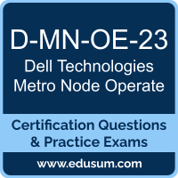D-MN-OE-23: Dell Technologies Metro Node Operate 2023