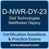 D-NWR-DY-23: Dell Technologies NetWorker Deploy 2023