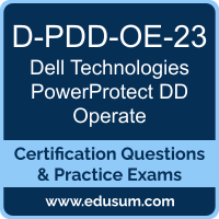 D-PDD-OE-23: Dell Technologies PowerProtect DD Operate 2023