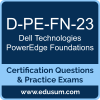 D-PE-FN-23: Dell Technologies PowerEdge Foundations 2023