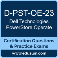 D-PST-OE-23: Dell Technologies PowerStore Operate 2023