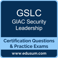 GSLC: GIAC Security Leadership