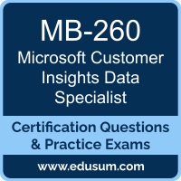 MB-260: Microsoft Dynamics 365 Customer Insights Data Specialist