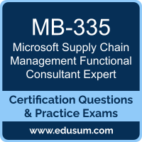 MB-335: Microsoft Dynamics 365 Supply Chain Management Functional Consultant Exp