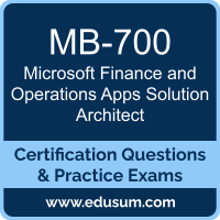 MB-700: Microsoft Dynamics 365 Finance and Operations Apps Solution Architect