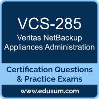 VCS-285: Administration of Veritas NetBackup 10.x and NetBackup Appliances 5.x
