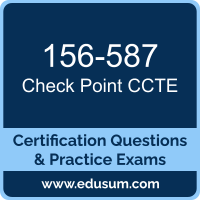 156-587: Check Point Troubleshooting Expert (CCTE R81.20) 156-587: Check Point Troubleshooting Expert (CCTE R81.20)
