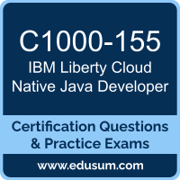 C1000-155: IBM Liberty 2023 Cloud Native Java Developer C1000-155: IBM Liberty 2023 Cloud Native Java Developer