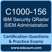 C1000-156: IBM Security QRadar SIEM V7.5 Administration C1000-156: IBM Security QRadar SIEM V7.5 Administration