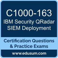 C1000-163: IBM Security QRadar SIEM V7.5 Deployment C1000-163: IBM Security QRadar SIEM V7.5 Deployment