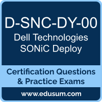D-SNC-DY-00: Dell Technologies SONiC Deploy D-SNC-DY-00: Dell Technologies SONiC Deploy
