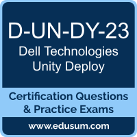 D-UN-DY-23: Dell Technologies Unity Deploy 2023 D-UN-DY-23: Dell Technologies Unity Deploy 2023