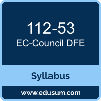 DFE PDF, 112-53 Dumps, 112-53 PDF, DFE VCE, 112-53 Questions PDF, EC-Council 112-53 VCE, EC-Council DFE Dumps, EC-Council DFE PDF