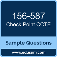 CCTE Dumps, 156-587 Dumps, 156-587 PDF, CCTE VCE, Check Point 156-587 VCE, Check Point CCTE R81.20 PDF