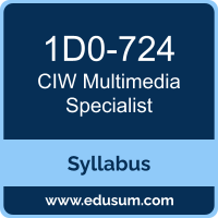 Multimedia Specialist PDF, 1D0-724 Dumps, 1D0-724 PDF, Multimedia Specialist VCE, 1D0-724 Questions PDF, CIW 1D0-724 VCE, CIW Multimedia Specialist Dumps, CIW Multimedia Specialist PDF