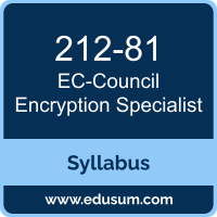Encryption Specialist PDF, 212-81 Dumps, 212-81 PDF, Encryption Specialist VCE, 212-81 Questions PDF, EC-Council 212-81 VCE, EC-Council ECES Dumps, EC-Council ECES PDF