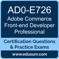 Commerce Front-end Developer Professional Dumps, Commerce Front-end Developer Professional PDF, AD0-E726 PDF, Commerce Front-end Developer Professional Braindumps, AD0-E726 Questions PDF, Adobe AD0-E726 VCE, Adobe Commerce Front-end Developer Professional Dumps