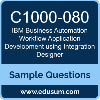 Business Automation Workflow Application Development using Integration Designer Dumps, C1000-080 Dumps, C1000-080 PDF, Business Automation Workflow Application Development using Integration Designer VCE, IBM C1000-080 VCE, IBM Business Automation Workflow Application Development using Integration Designer PDF