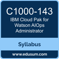 Cloud Pak for Watson AIOps Administrator PDF, C1000-143 Dumps, C1000-143 PDF, Cloud Pak for Watson AIOps Administrator VCE, C1000-143 Questions PDF, IBM C1000-143 VCE, IBM Cloud Pak for Watson AIOps Administrator Dumps, IBM Cloud Pak for Watson AIOps Administrator PDF