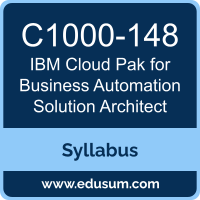 Cloud Pak for Business Automation Solution Architect PDF, C1000-148 Dumps, C1000-148 PDF, Cloud Pak for Business Automation Solution Architect VCE, C1000-148 Questions PDF, IBM C1000-148 VCE, IBM Cloud Pak for Business Automation Solution Architect Dumps, IBM Cloud Pak for Business Automation Solution Architect PDF