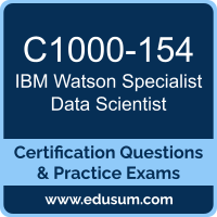 Watson Specialist Data Scientist Dumps, Watson Specialist Data Scientist PDF, C1000-154 PDF, Watson Specialist Data Scientist Braindumps, C1000-154 Questions PDF, IBM C1000-154 VCE, IBM Watson Specialist Data Scientist Dumps