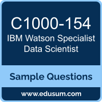 Watson Specialist Data Scientist Dumps, C1000-154 Dumps, C1000-154 PDF, Watson Specialist Data Scientist VCE, IBM C1000-154 VCE, IBM Watson Specialist Data Scientist PDF