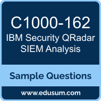 Security QRadar SIEM Analysis Dumps, C1000-162 Dumps, C1000-162 PDF, Security QRadar SIEM Analysis VCE, IBM C1000-162 VCE, IBM Security QRadar SIEM Analysis PDF