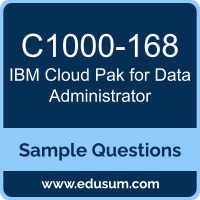 Cloud Pak for Data Administrator Dumps, C1000-168 Dumps, C1000-168 PDF, Cloud Pak for Data Administrator VCE, IBM C1000-168 VCE, IBM Cloud Pak for Data Administrator PDF