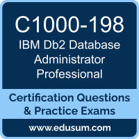Db2 Database Administrator Professional Dumps, Db2 Database Administrator Professional PDF, C1000-198 PDF, Db2 Database Administrator Professional Braindumps, C1000-198 Questions PDF, IBM C1000-198 VCE, IBM Db2 Database Administrator Professional Dumps
