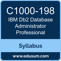 Db2 Database Administrator Professional PDF, C1000-198 Dumps, C1000-198 PDF, Db2 Database Administrator Professional VCE, C1000-198 Questions PDF, IBM C1000-198 VCE, IBM Db2 Database Administrator Professional Dumps, IBM Db2 Database Administrator Professional PDF