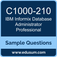 Informix Database Administrator Professional Dumps, C1000-210 Dumps, C1000-210 PDF, Informix Database Administrator Professional VCE, IBM C1000-210 VCE, IBM Informix Database Administrator Professional PDF
