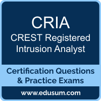Registered Intrusion Analyst Dumps, Registered Intrusion Analyst PDF, CRIA PDF, Registered Intrusion Analyst Braindumps, CRIA Questions PDF, CREST CRIA VCE, CREST Registered Intrusion Analyst Dumps