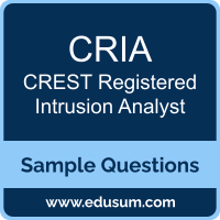 Registered Intrusion Analyst Dumps, CRIA Dumps, CRIA PDF, Registered Intrusion Analyst VCE, CREST CRIA VCE, CREST Registered Intrusion Analyst PDF