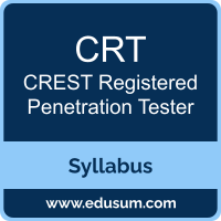 Registered Penetration Tester PDF, CRT Dumps, CRT PDF, Registered Penetration Tester VCE, CRT Questions PDF, CREST CRT VCE, CREST Registered Penetration Tester Dumps, CREST Registered Penetration Tester PDF